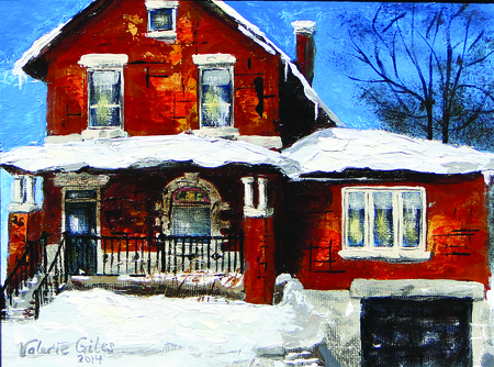 Guelph House in Winter