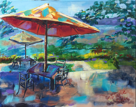 Hester Creek Winery Patio